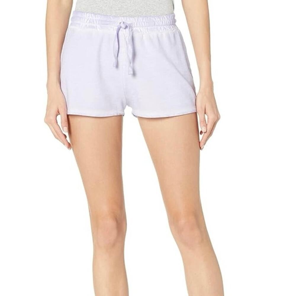 New SUNDOWN‎ By Splendid Playa Short Brushed Terry Lavender Purple Women's Sz XL